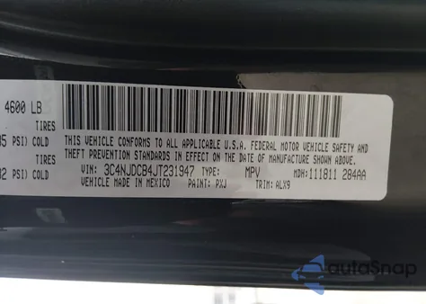 2018 Jeep Compass Limited 4X4 z USA, uszkodzony, nr VIN 3C4NJDCB4JT231947